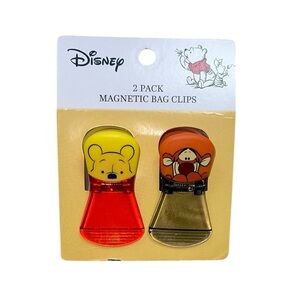 Disney Red and Orange Pooh & Tigger Clips